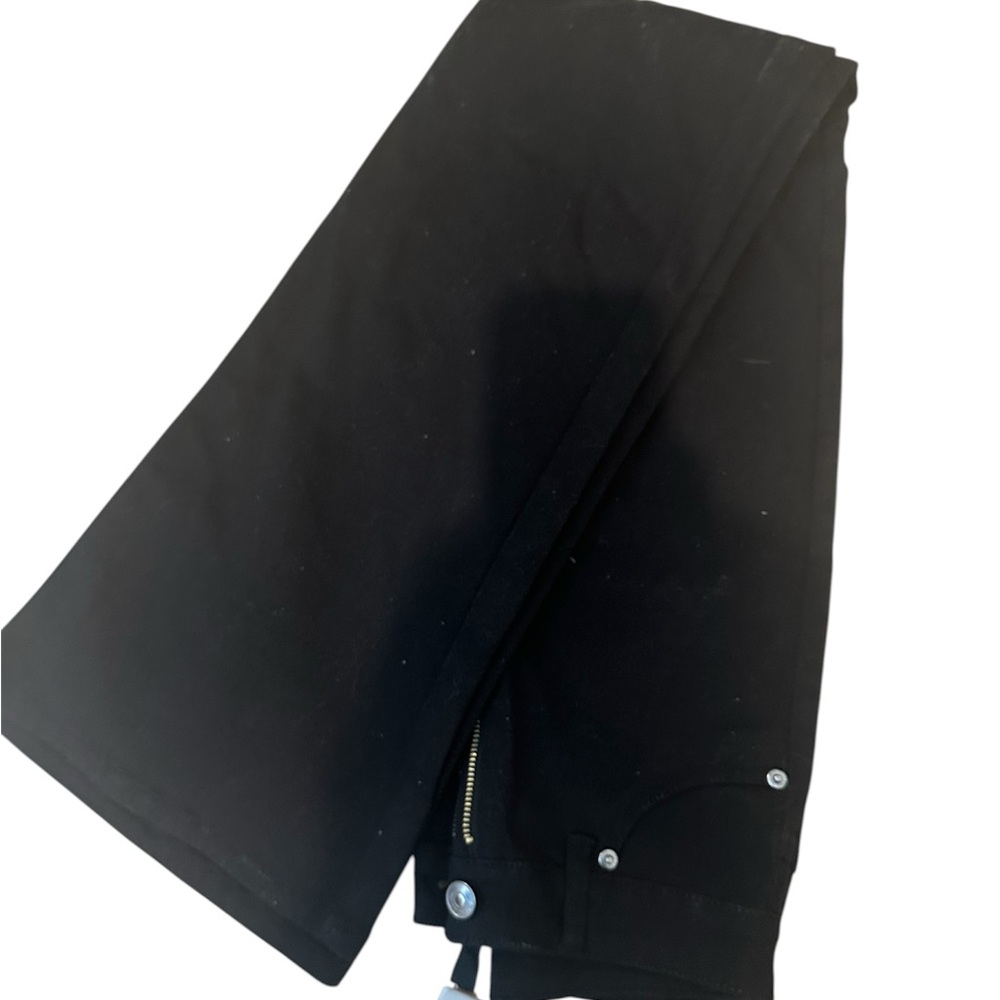 H&M Black Bootcut Jeans with Zip Detail